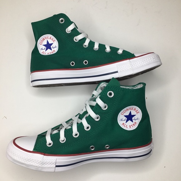 Custom Converse All Star High Top Forest Green - Picture 6 of 11